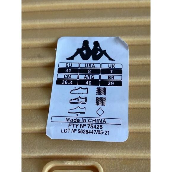 KAPPA Authentic MULE 3 Slip On Mules Yellow Unisex Men’s Sz 8 Women’s 9.5 NEW - Picture 11 of 12